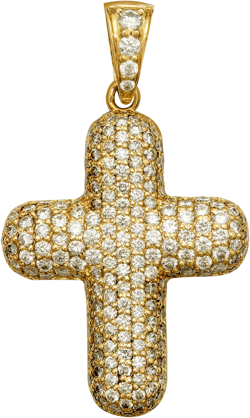 Крест с бриллиантами